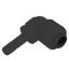 Picture of Push-to-Connect all plastic FDA compliant fitting, Parker TrueSeal - FB4TEU4-HBLK
