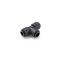 Picture of Push-to-Connect all plastic FDA compliant fitting, Parker TrueSeal - FB6TU6-HBLK