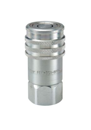 Picture of Flat Face, ISO 16028, Hydraulic Quick Couplings - FEM Series - FEM-251-4FP-NL