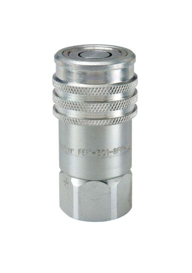 Picture of Flat Face, ISO 16028, Hydraulic Quick Couplings - FEM Series - FEM-251-4FP-NL