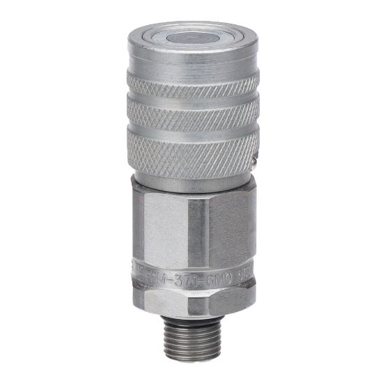 Picture of Flat Face, ISO 16028, Hydraulic Quick Couplings - FEM Series - FEM-371-8MO