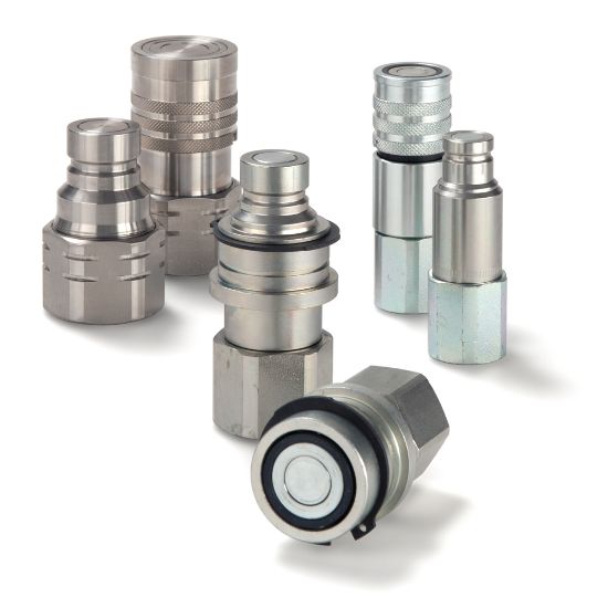 Picture of Flat Face, ISO 16028, Hydraulic Quick Couplings - FEM Series - FEM-371-8BMF