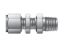 Picture of CPI Metric Tube NPT Male Bulkhead Connector - FH2BZ - FH2BZ 10-3/8-B