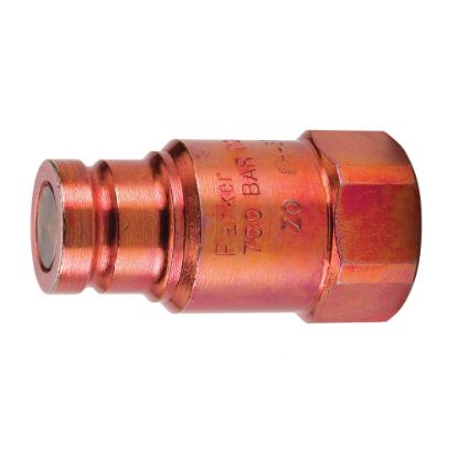 Picture of High Pressure, HTMA, Non-Spill, Flat Face Quick Couplings with Sleeve Lock - FH Series - FH-372-6FB