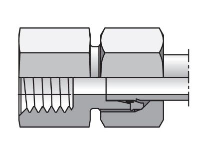 Picture of EO/EO-2 Straight, Female Connector - GAI-R - GAI06LR71