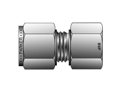 Picture of CPI Metric Tube BSPT Female Connector - GBZ - GBZ 12-1/2K-SS