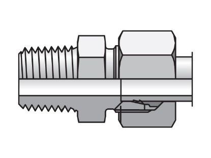Picture of EO/EO-2 Straight, Male Connector - GE-NPT - GE04LL1/8NPT71