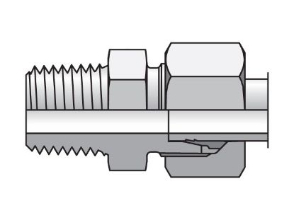 Picture of EO/EO-2 Straight, Male Connector - GE-R - GE04LLR71