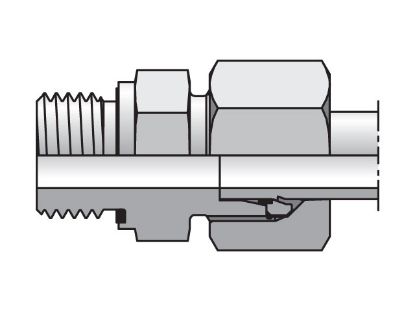 Picture of EO/EO-2 Straight, Male Connector - GE-M-ED - GE06LMED71