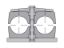 Picture of H5205/205-PP - Inch Standard Twin Series 100R1 Hose Clamp Halves