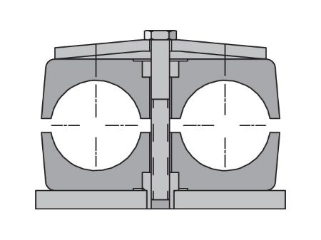 Picture for category Inch Standard Twin Series 100R1 Hose Clamp Halves