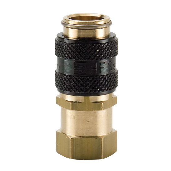 Picture of High Flow, Push to Connect, Air Tool Quick Couplings (pneumatic) Industrial Interchange - HF Series Couplers - HF-121-4FP