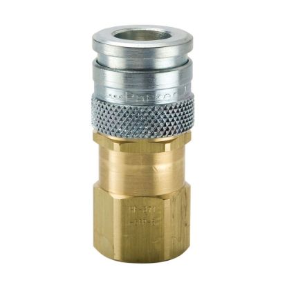 Picture of High Flow, Push to Connect, Air Tool Quick Couplings (pneumatic) Industrial Interchange - HF Series Couplers - HF-251-4FP-S