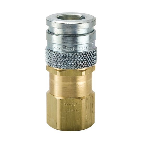 Picture of High Flow, Push to Connect, Air Tool Quick Couplings (pneumatic) Industrial Interchange - HF Series Couplers - HF-251-4FP-S