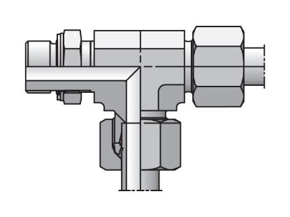 Picture of EO/EO-2 Tee, Adjustable Run - LEE-R - LEE06LRCF