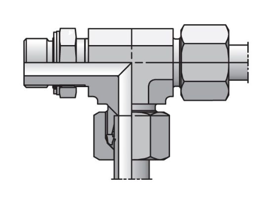 Picture of EO/EO-2 Tee, Adjustable Run - LEE-R - LEE16SRCF