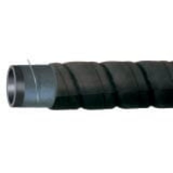 Picture of Large Diameter Heavy Duty Custom Made Corrugated Fire Engine Suction Hose, Series LW720 - LW720-3000