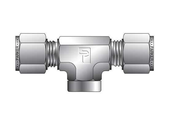Picture of A-LOK Metric Tube NPT Female Tee - FBT - M10FBT1/4N-B