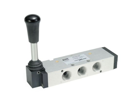 Picture of Viking Xtreme Series Manual/Mechanical Valve - 4-way 2-position Inline Perpendicular Lever - P2LAX591VV