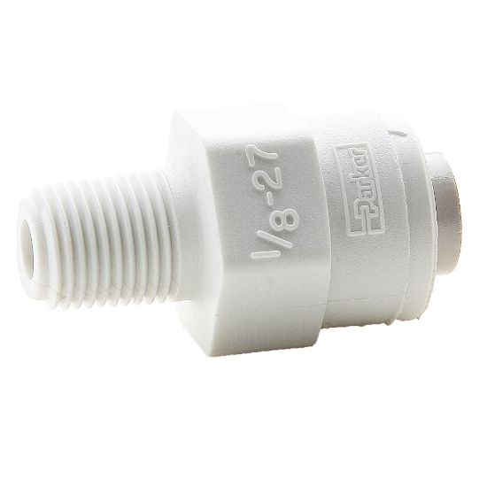 Picture of Push-to-Connect all plastic FDA compliant fitting, Parker TrueSeal - PP4MC2