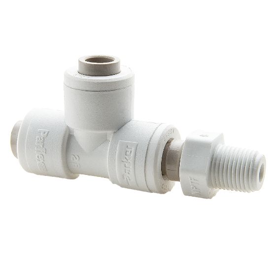 Picture of Push-to-Connect all plastic FDA compliant fitting, Parker TrueSeal - PP4MRS4