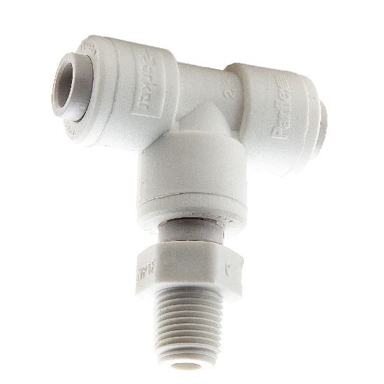 Picture of Push-to-Connect all plastic FDA compliant fitting, Parker TrueSeal - PP4MTS4