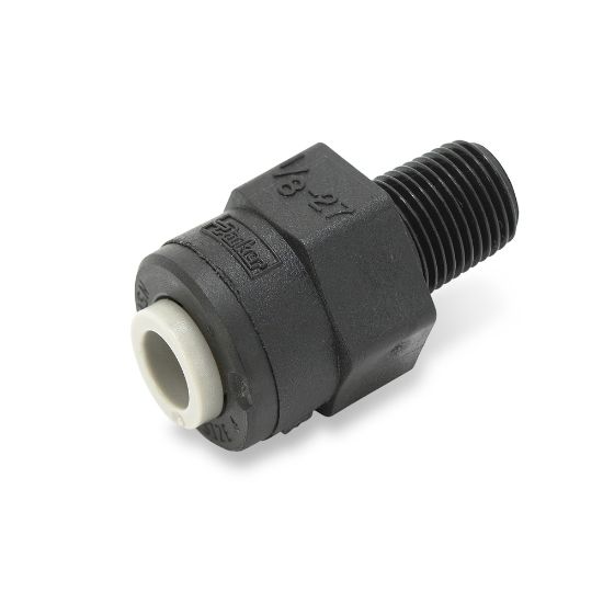 Picture of Push-to-Connect all plastic FDA compliant fitting, Parker TrueSeal - PPB6MC4-MG