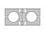 Picture of Metric Standard Twin Series RBP Clamp Halves - RBP532X