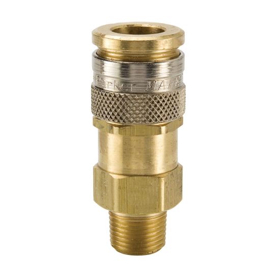 Picture of High Flow, Push to Connect, Air Tool & Breathing Air Quick Couplings (pneu) High Flow European Interchange - RF Series Couplers - RF-371-6MP