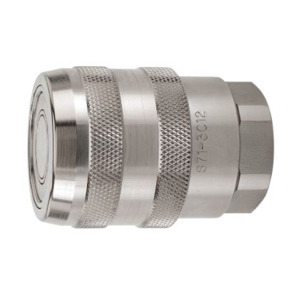 Picture of Flat Face, High Pressure, Hydraulic Quick Couplings - 71 Series - S71-3C12-12EF