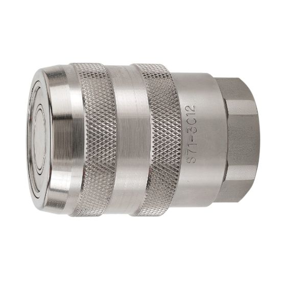 Picture of Flat Face, High Pressure, Hydraulic Quick Couplings - 71 Series - S71-3C12-12FVSL