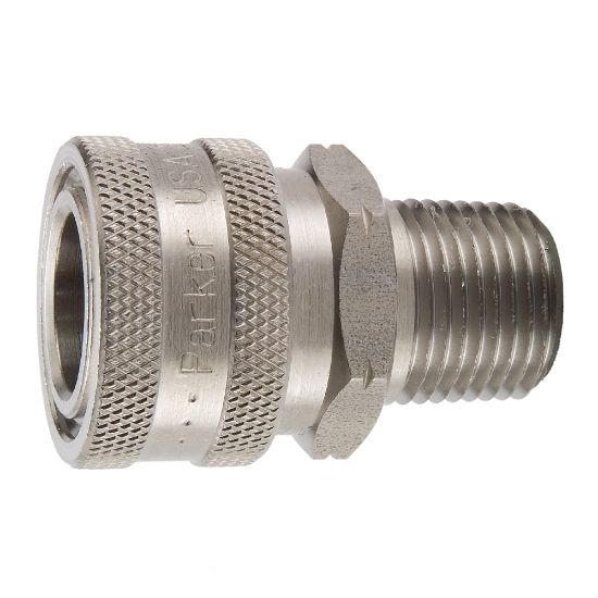 Picture of High Flow, Unvalved, Hydraulic Quick Couplings - ST Series - SST-1M