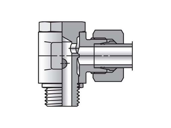 Picture of EO/EO-2 90° Elbow, Banjo - SWVE-M - SWVE20SMCF