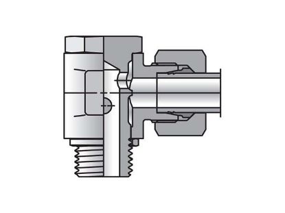 Picture of EO/EO-2 90° Elbow, Banjo - SWVE-R - SWVE06SRCF