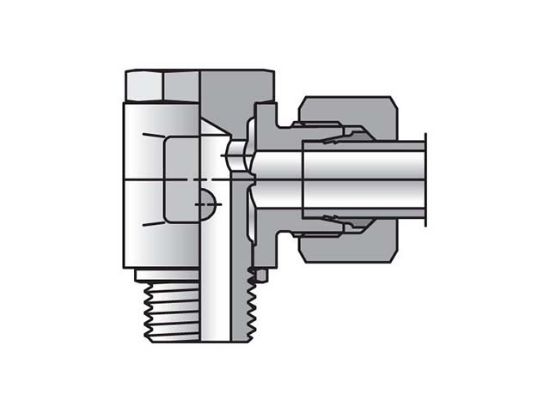 Picture of EO/EO-2 90° Elbow, Banjo - SWVE-R - SWVE10SRCF