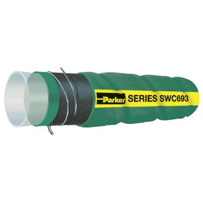 Picture of WILDCATTER® UHMWPE CORRUGATED CHEMICAL SUCTION HOSE - SWC693-1000