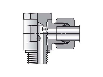 Picture of EO/EO-2 90° Elbow, Banjo - SWVE-M - SWVE08LMCF