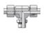 Picture of EO/EO-2 Tee, Adjustable Branch - TEE-UNF - TEE12ZL9/16UNFCF