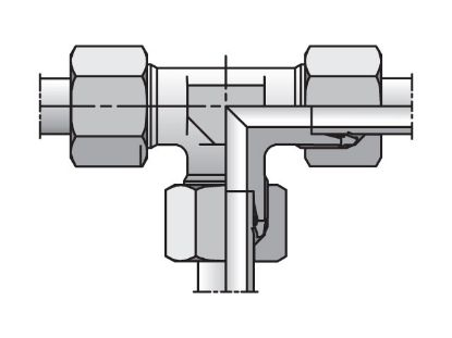 Picture of EO/EO-2 Tee, Reducer Union - TR - TR06/08/06LCF