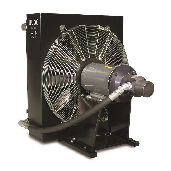 Picture of Complete Air Oil Cooler System with AC Motor - ULOC Series - (Americas) - ULOC-007E-M-C-SB