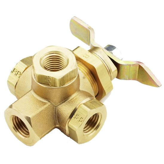 Picture of Industrial Brass Ball Valves - V540P-4