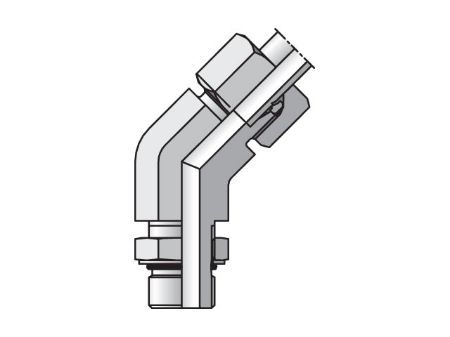 Picture for category EO/EO-2 45° Elbow, Adjustable - VEE-UNF
