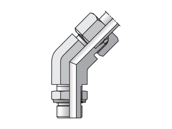 Picture of EO/EO-2 45° Elbow, Adjustable - VEE-R - VEE06ZLRCF