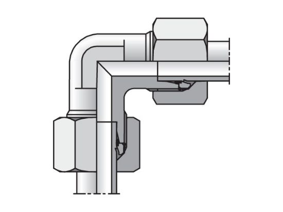 Picture of EO/EO-2 90° Elbow, Union - W - W06LLCF