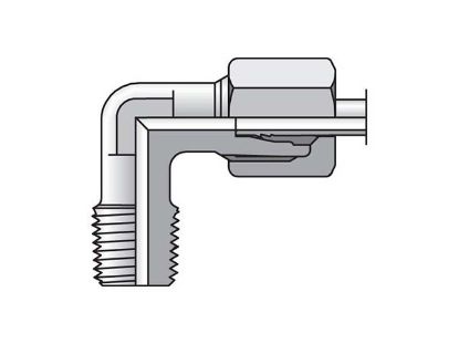 Picture of EO/EO-2 90° Elbow, Male Connector - WE-M keg - WE06LM71