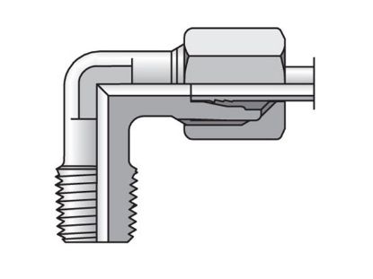 Picture of EO/EO-2 90° Elbow, Male Connector - WE-NPT - WE04LL1/8NPTCF