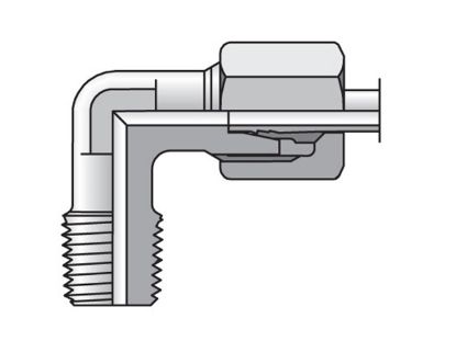 Picture of EO/EO-2 90° Elbow, Male Connector - WE-R keg - WE04LLRCF