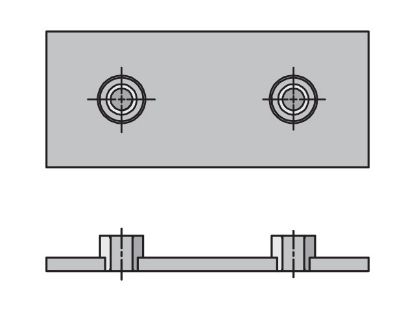 Picture of Inch Heavy Series WPH Weld Plate Heavy - WPH-7-SS