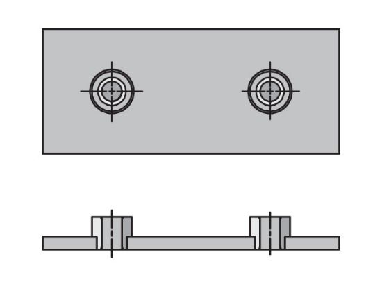 Picture of Inch Heavy Series WPH Weld Plate Heavy - WPH-7-SS
