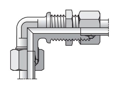 Picture of EO/EO-2 90° Elbow, Bulkhead Union - WSV - WSV06L71